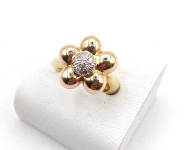 ポンテヴェキオ買取 フラワーモチーフ ダイヤモンドリング